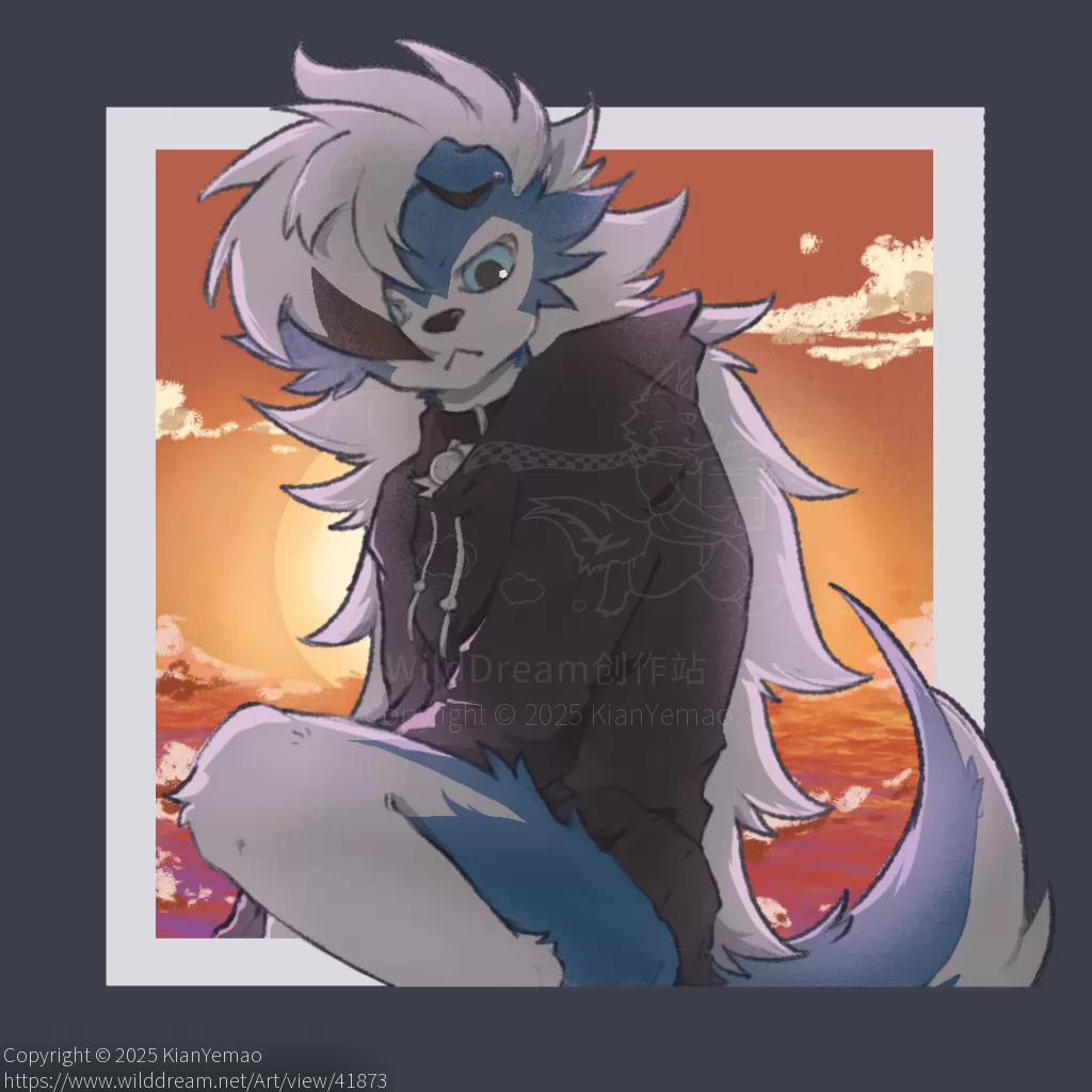 黄昏余晖 by KianYemao, furry, OC, 兽人, 宝可梦