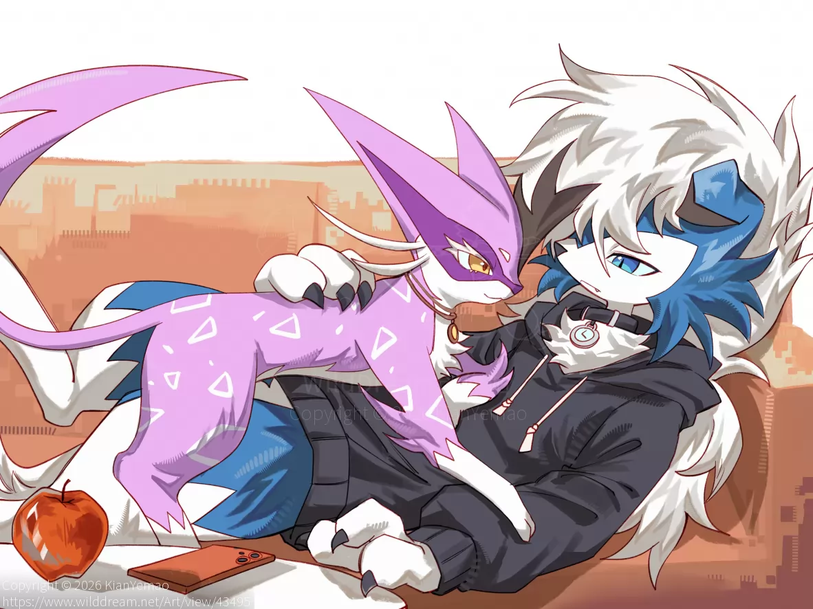 今天没有苹果 by KianYemao, furry, OC, 兽人, 兽设, 宝可梦