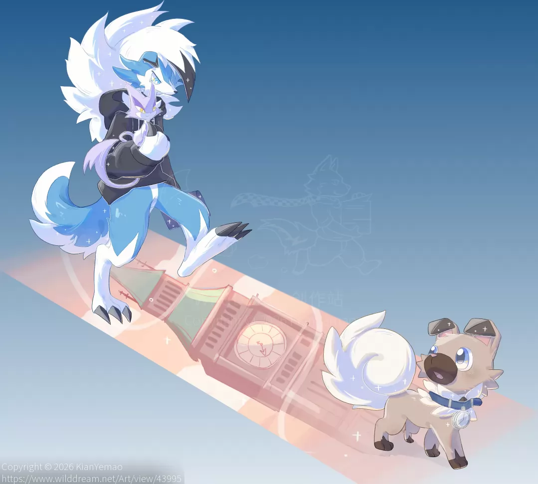 路 by KianYemao, furry, OC, 兽, 兽人, 兽设, 宝可梦