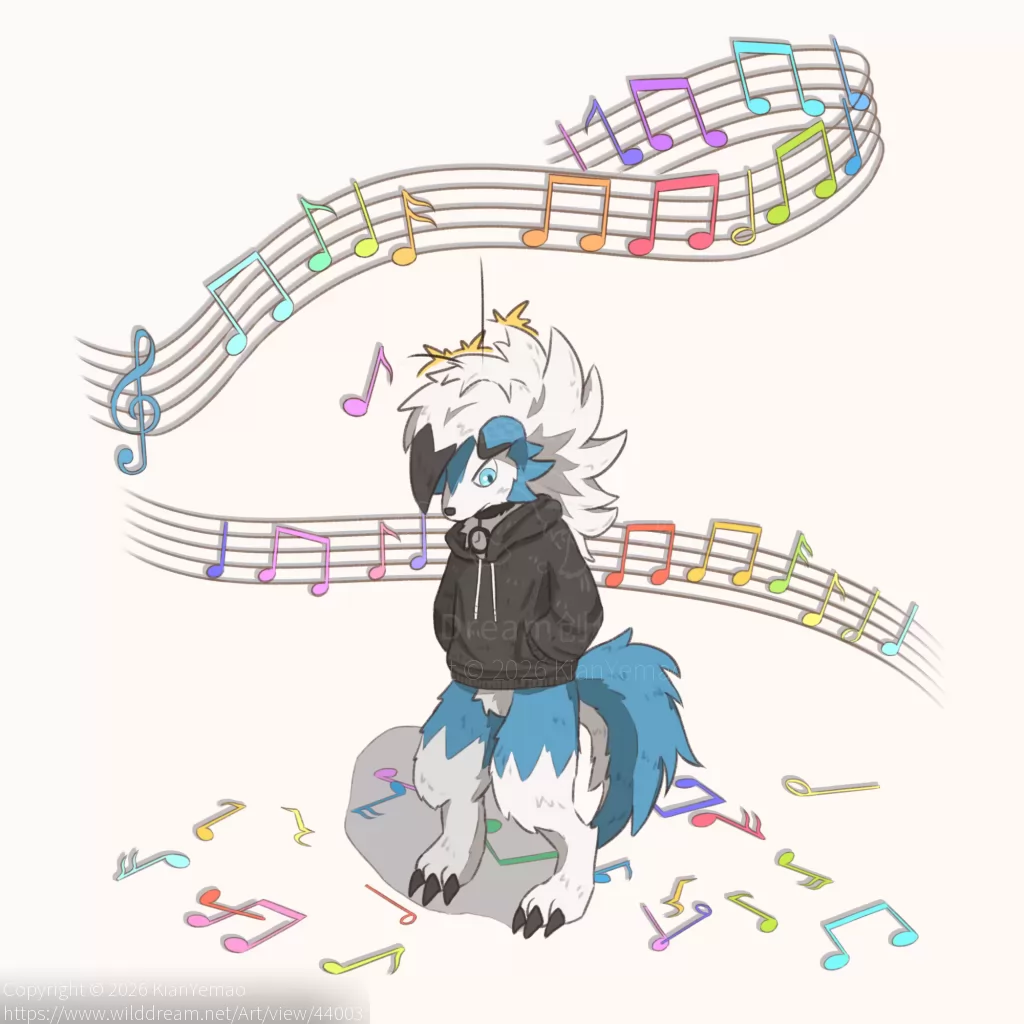 音符 by KianYemao, furry, 兽人, 兽设, 宝可梦