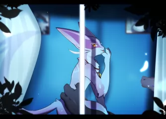 月亮在偷看