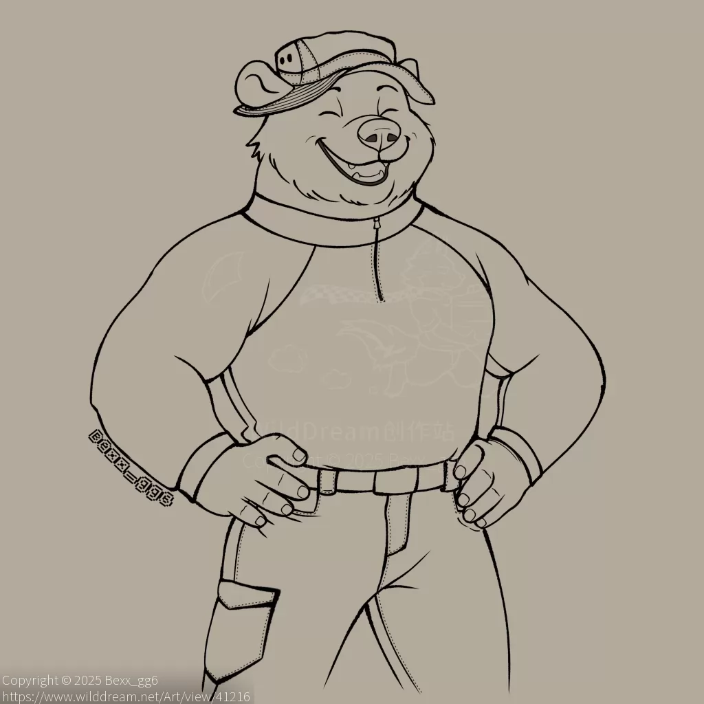 Wip Captain Price ^^ by Bexx_gg6, Anthro, Art, Bear, Call of Duty , Captain Price , CoD, Commission, Digital, Digital drawing, Furry, Hat, John Price, Military , Tactical