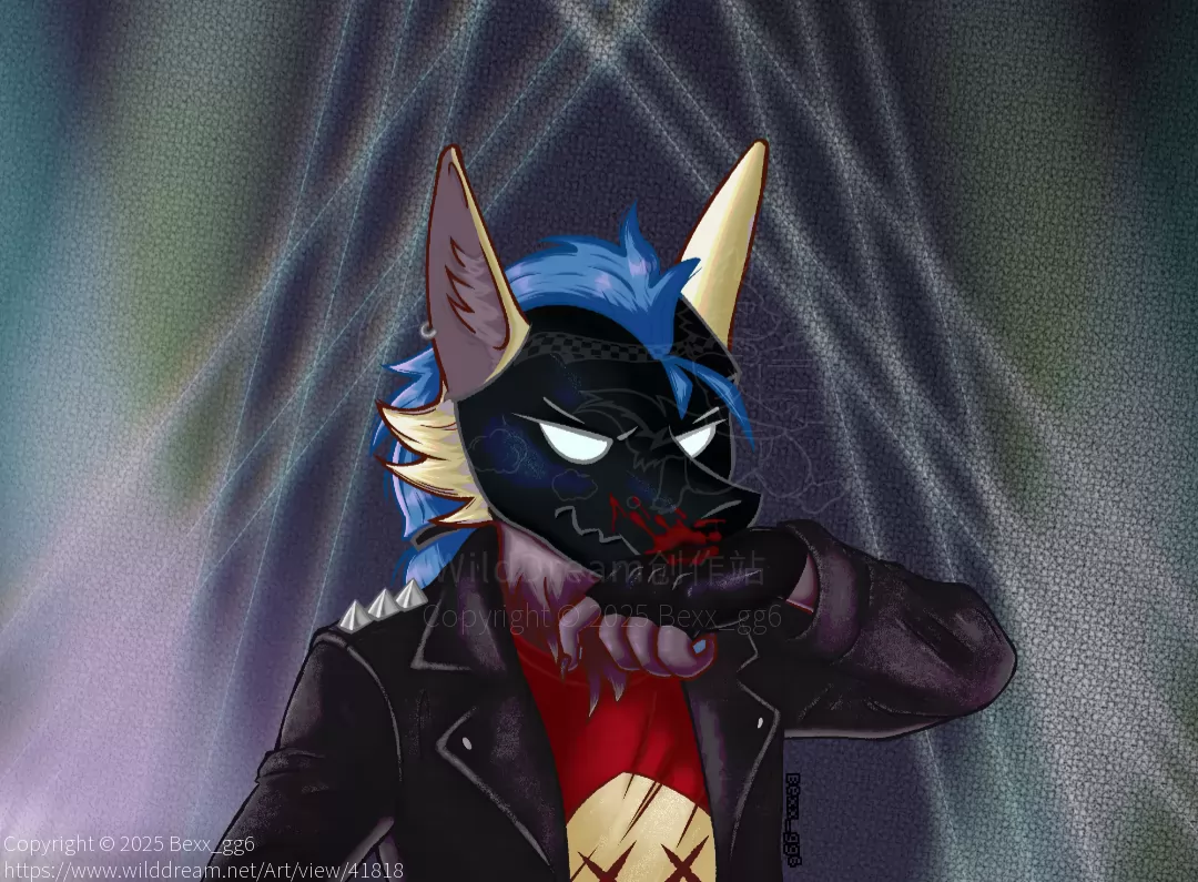 Comm piece 1 ♥︎ by Bexx_gg6, Commission, Anthro, Oc, Fox , Mask