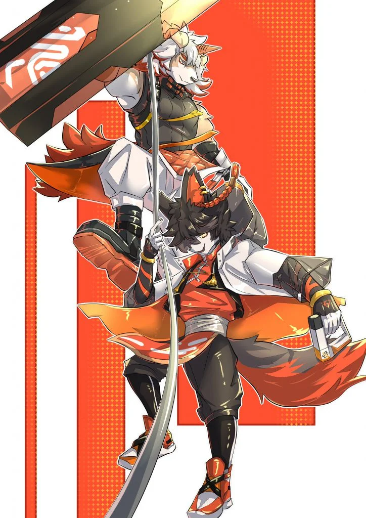 吽阿 by 邮筒状弑君体, 吽阿, 明日方舟