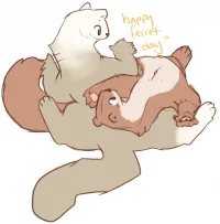 ferret day by brutalbunny
