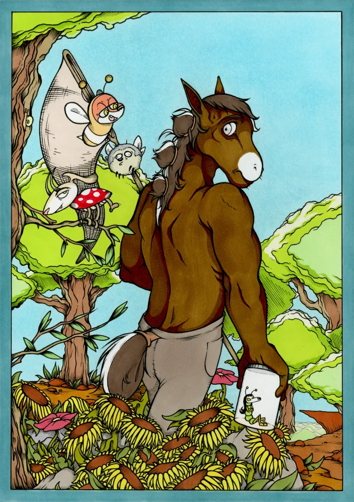 Oleander and the Sumerian Demons by Motsaenggin, motsaenggin, horse, furry, anthro, kemono
