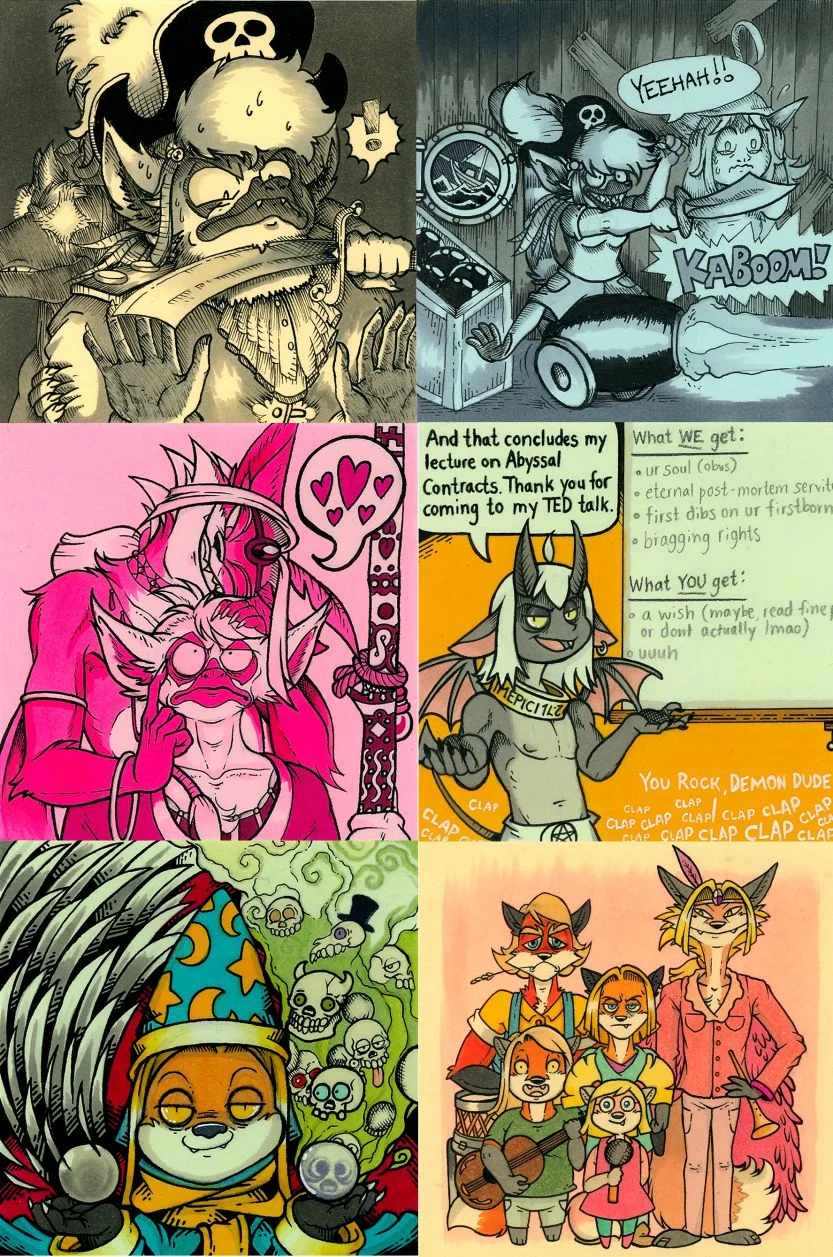 Post-It Compilation 2 by Motsaenggin, motsaenggin, furry, anthro, ケモノ, kemono, postits
