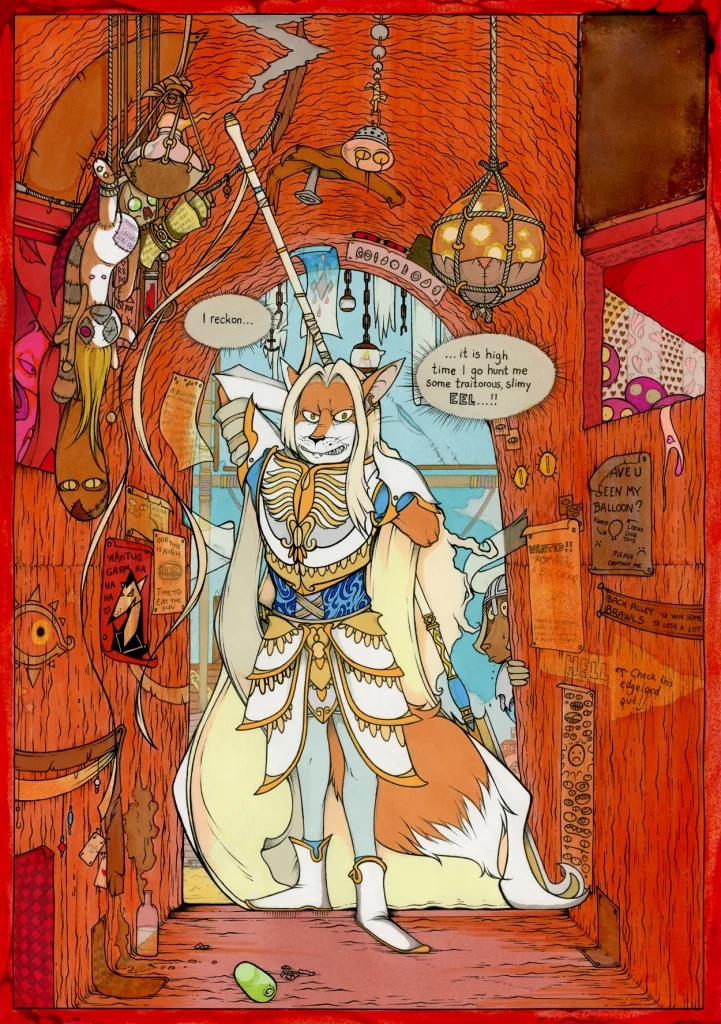 Frey's Descent by Motsaenggin, motsaenggin, frey, fox
