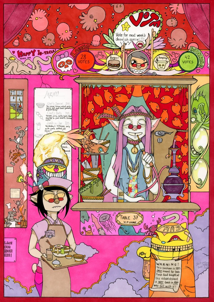 Happy Tentacle Hentai Bar by Motsaenggin, motsaenggin, shinto, byleistr, jotun