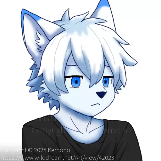 Achmad Tritunggal Aleksa by Kemono, artic, artic fox, cute, depressed, fox, furry indonesia, indonesia, kemono, lonely, trauma, uwu