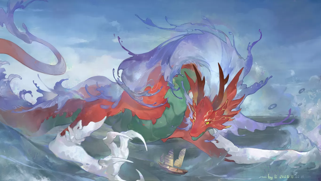 1200速涂摸鱼稿头像223 by 离i
