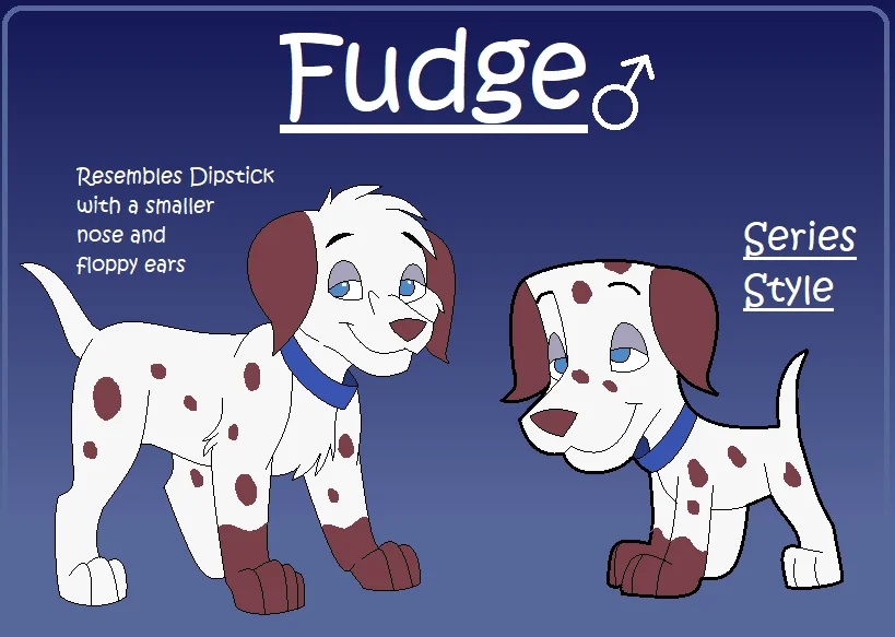 Fudge Reference Sheet by Mizan, dog, puppy, reference_sheet, character, 101_dalmatians, fancharacter, third_gen