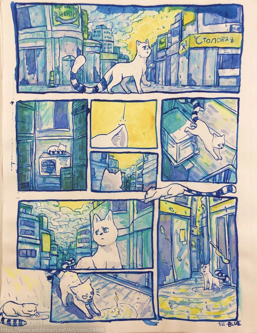 oc相关小漫画 by MinedPG, 自家oc, 练习, Furry