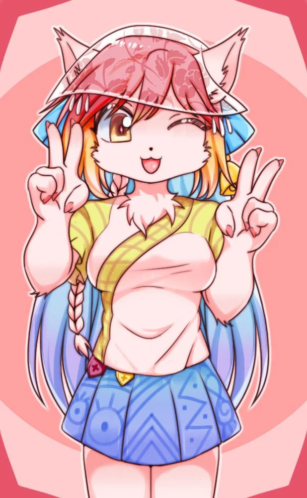 给列表的生日贺图 by BlueEye, 兽娘