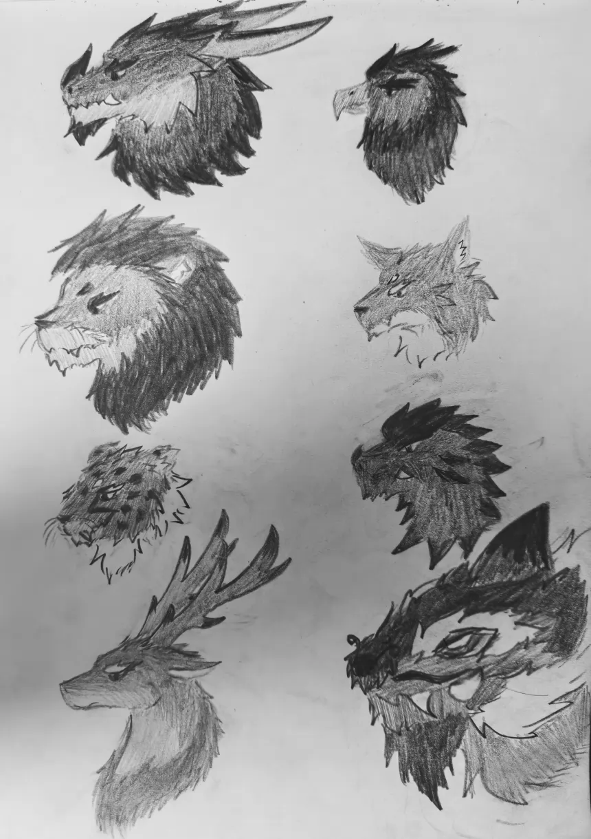 兽头绘 by 向上看
