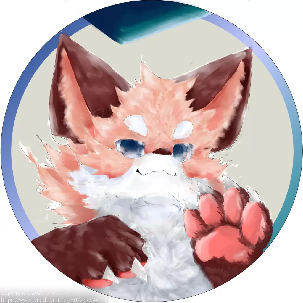 小狐狸徽章 by ファエラ, Fox