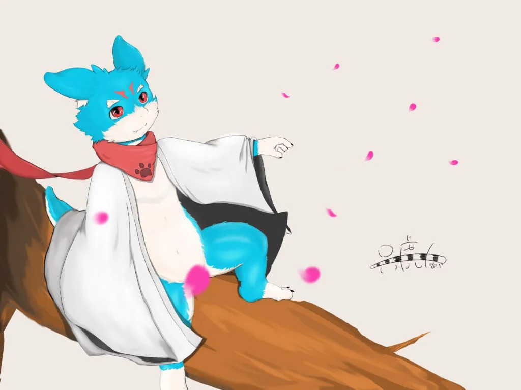 未标题-10 by 一只虎太, furry, 龙, 萌系