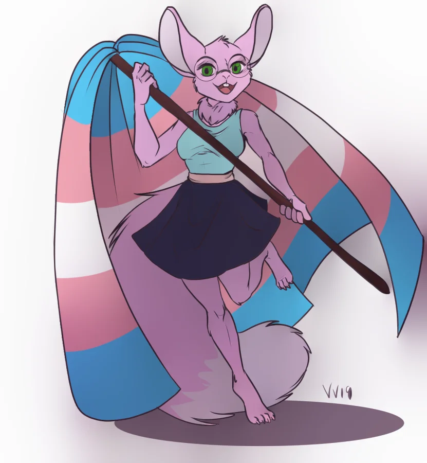 Trans flag (3) by vilani