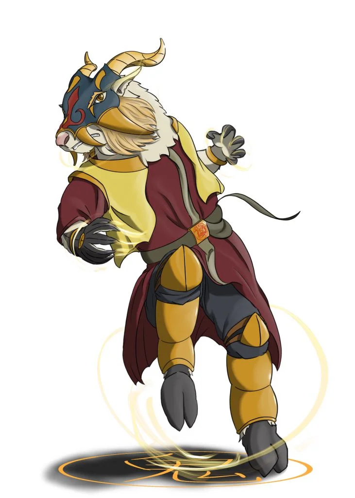 鬼金羊 by SoDragom, 擬獸人, 練習, 二十八星宿