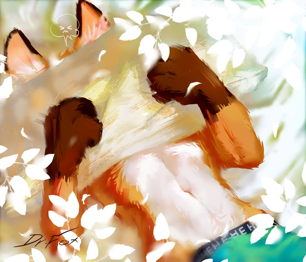 不想起床 by Dr.Fox, 狐狸, furry, 兽人, 懒床