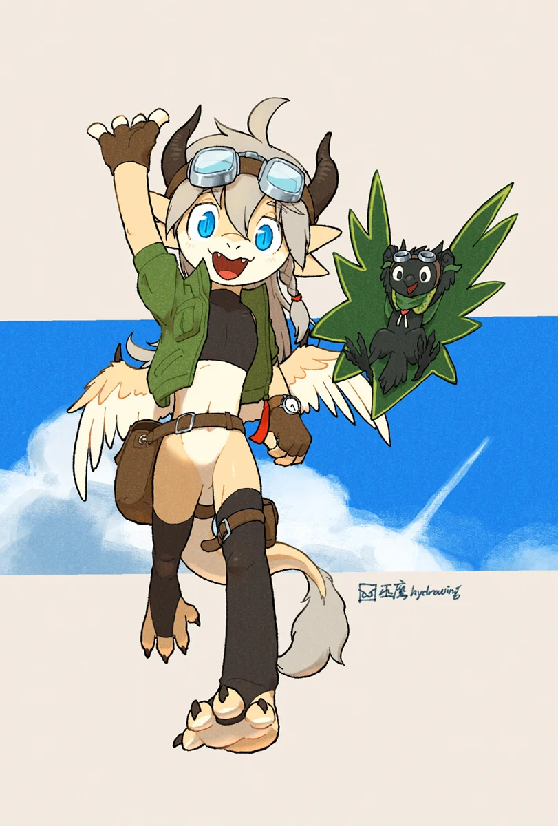 小小信使 by 巫鷹, 风镜, 乌鸦, 龙人