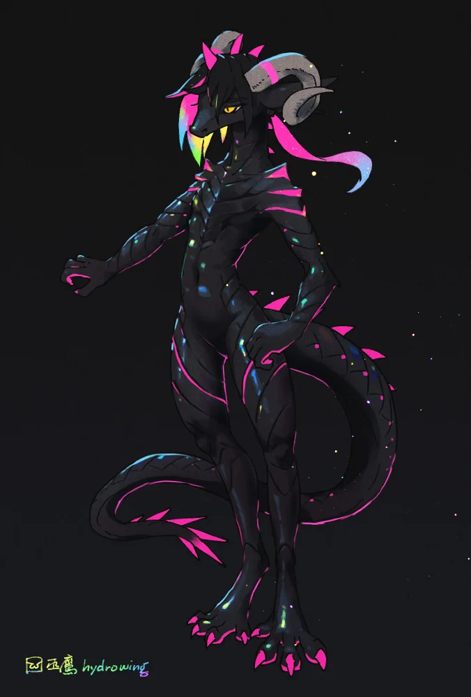 逆白蛉 by 巫鷹, 龙人