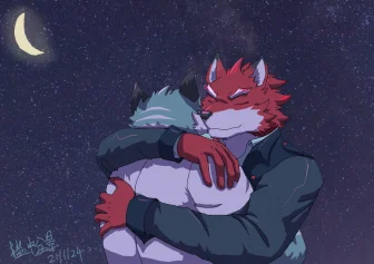 骑士学院_迪德里奇X亚戈_夜空下的拥抱