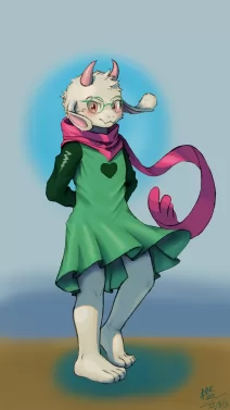 【Ralsei】 P-pose by 槛中盆景