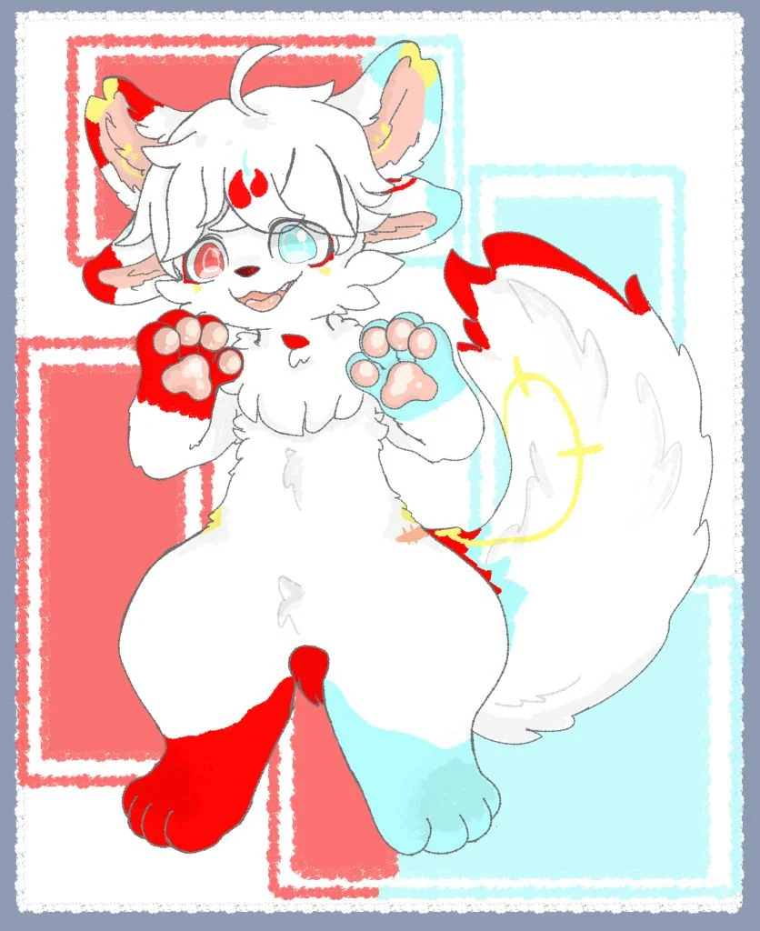 b站上的抽奖无偿 by 银色的骨头, 无偿, 幻想生物, furry