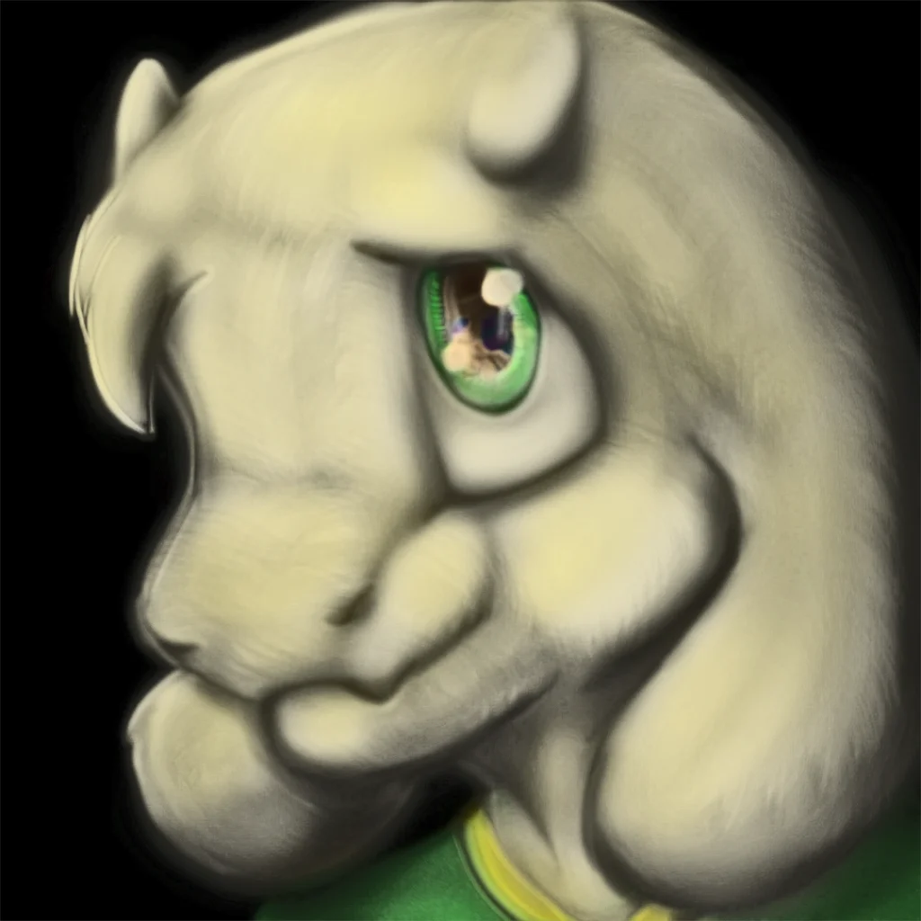 Asriel Dreemurr by Jellofox, Undertale, Asreal Dreemurr, Portrait