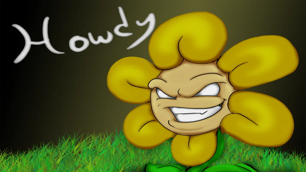 Howdy by Jellofox, Flowey, Undertale