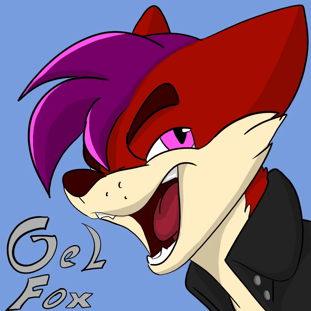 Fursona art test. by Jellofox, Fox, Gel Fox