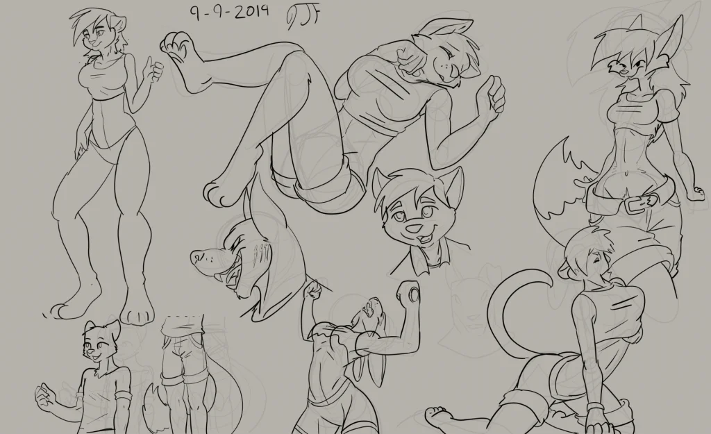 Sketch challenge 9-9-2019 by Jellofox, sketch