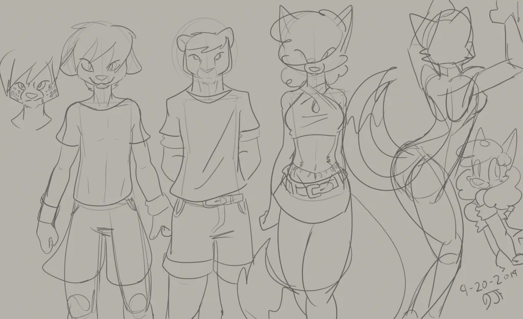 Sketch challenge 9-20-2019 by Jellofox, sketch