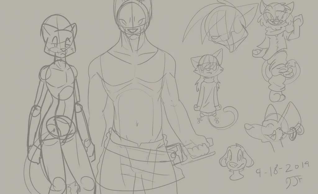 Sketch challenge 9-18-2019 by Jellofox, sketch