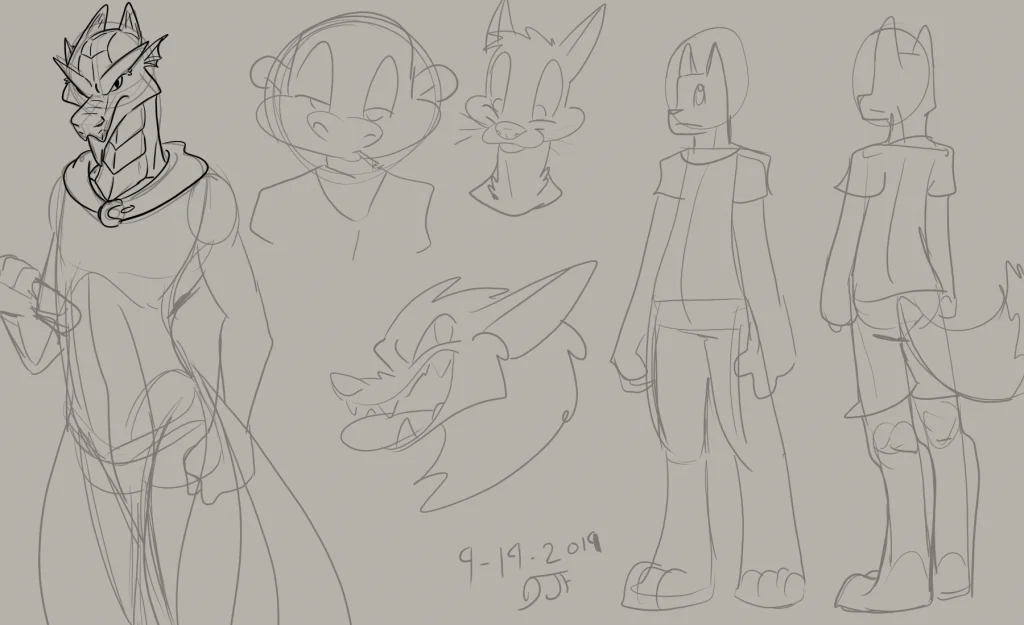 Sketch challenge 9-19-2019 by Jellofox