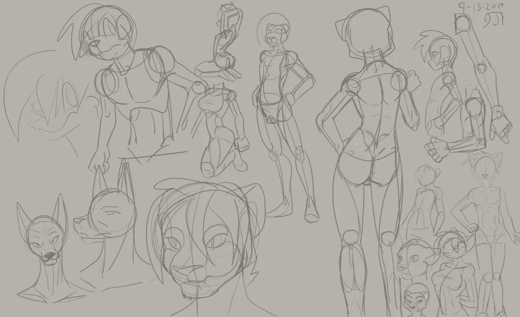 Sketch challenge 9-15-2019 by Jellofox, sketch