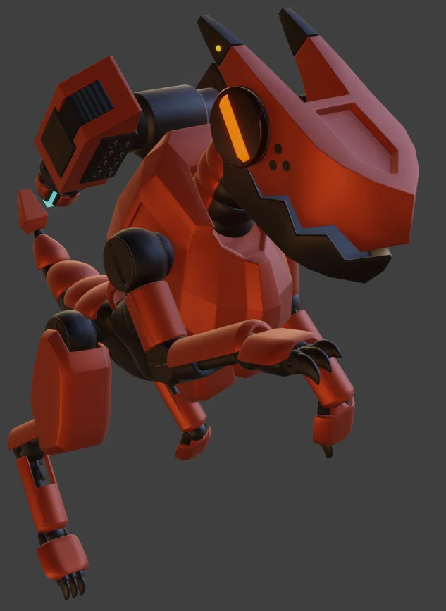 Lord of Chompers, Archchomper Chomby pic 2 by Jellofox, blender, Robot, Raptor