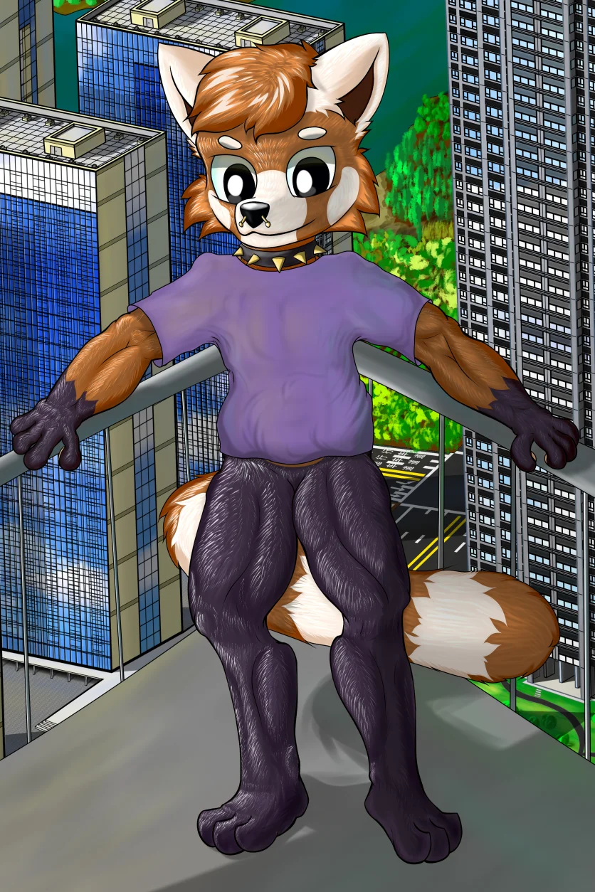 Comms for Furzu user @QuinnRedPanda by Civil_Engineer_Dragon, 房产, 小熊猫 天台
