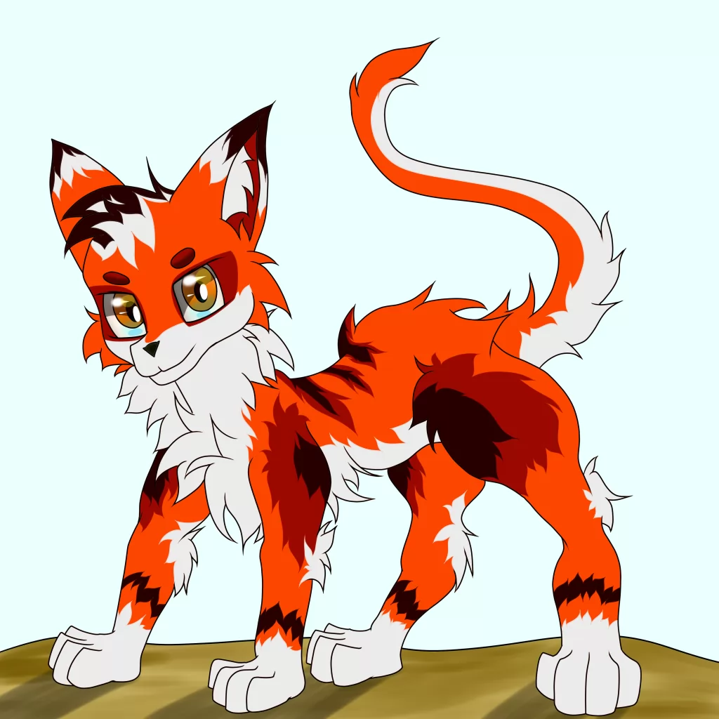 Theredstar1 by Civil_Engineer_Dragon, feral, 猫, 雄性 