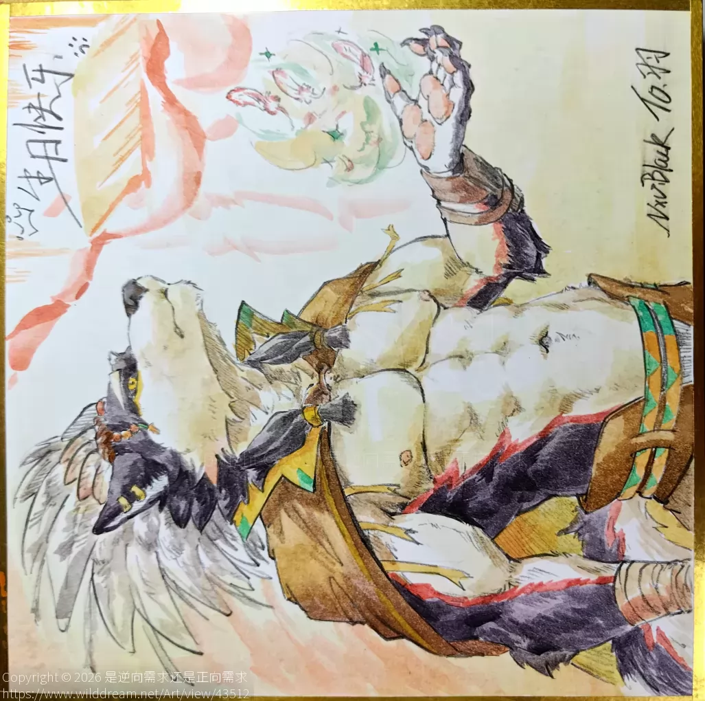 签绘 by 是逆向需求还是正向需求, 水彩