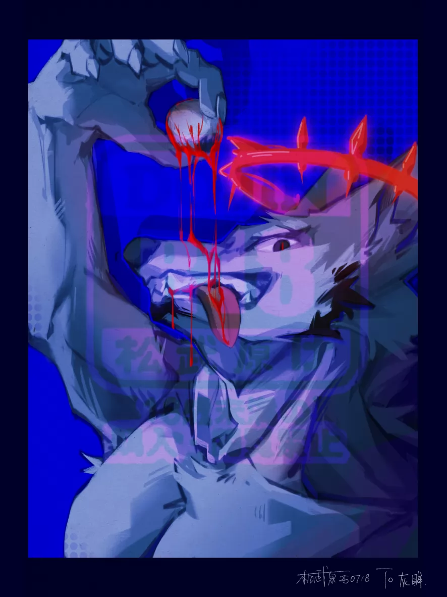 无题 by 松武原, furry, 狼
