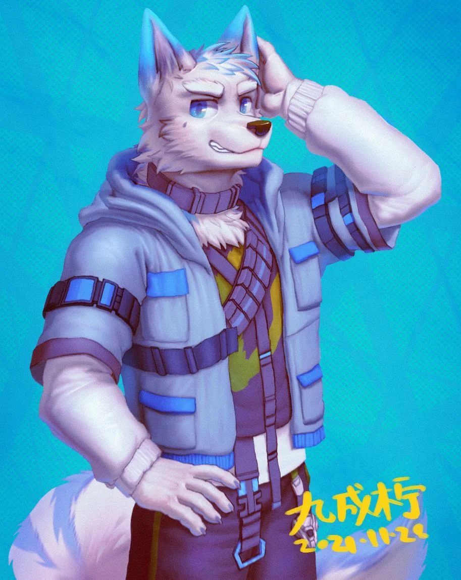 2021-11-29 132127 by 九诚柠, 狗狗, furry