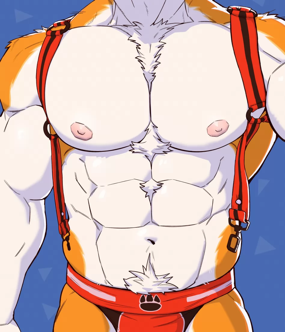 摸鱼 by 九诚柠, furry, 狗狗