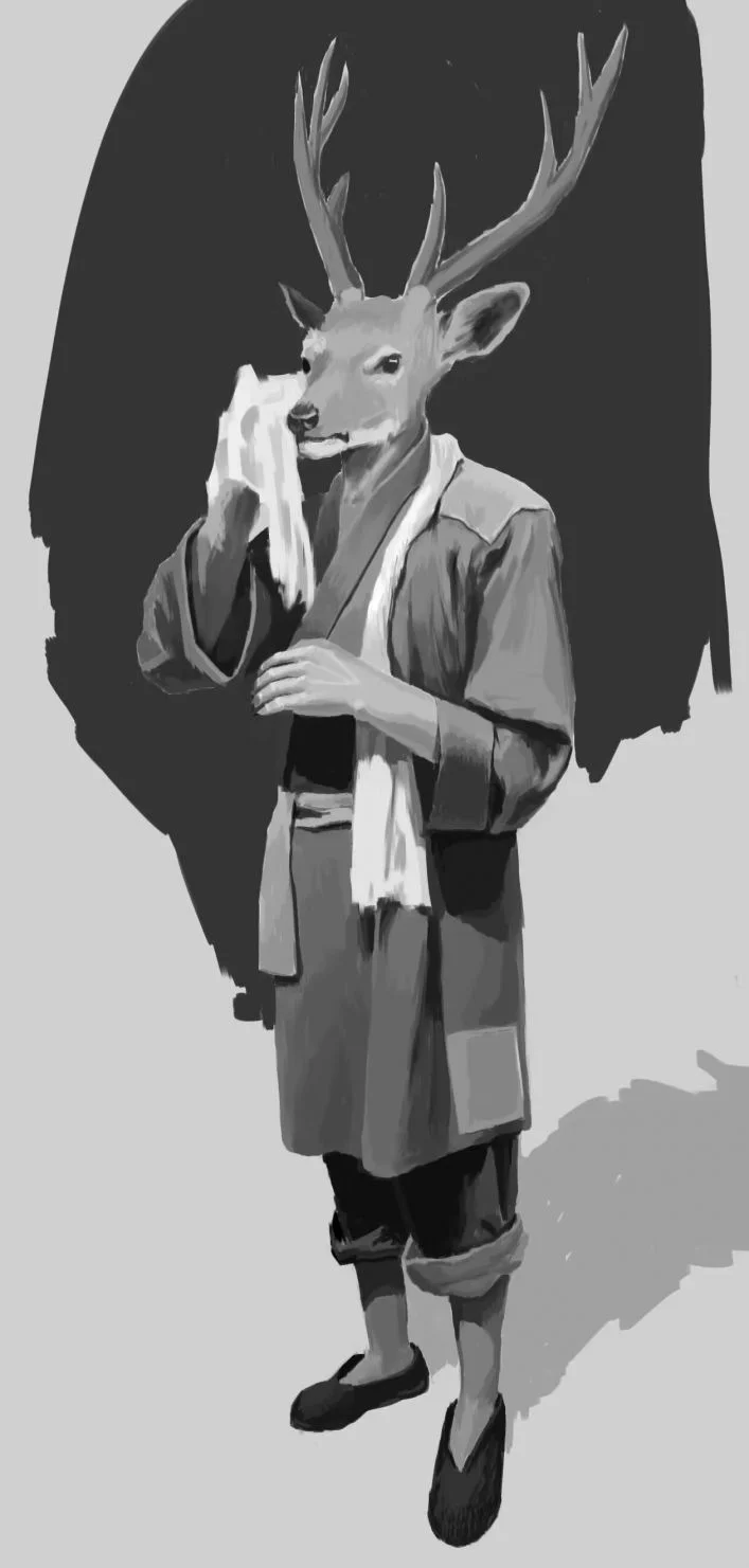 鹿小二 by 我口乃鸡, 鹿