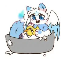 洗澡澡的安木 by 安木胡尼德