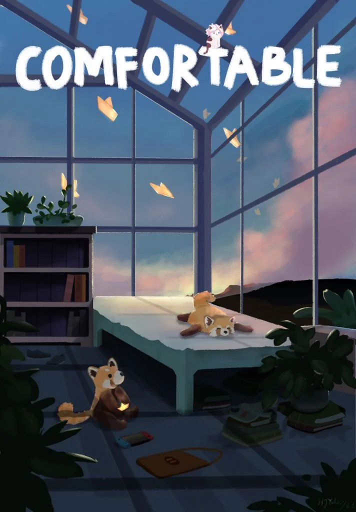 COMFORTABLE by 灰氿, 插画, 梦幻, 夏