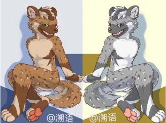 指绘双生小鬣狗