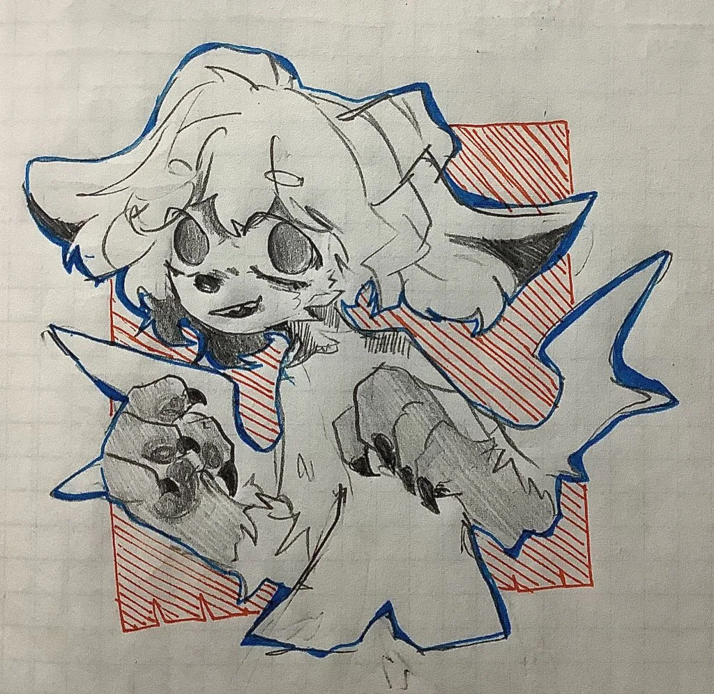 XD by 白色老斑纹, furry, oc