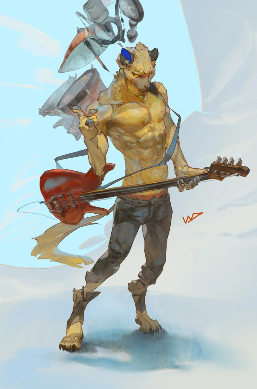 灰田  by 汪弟, #電腦繪圖, 電繪, 灰田